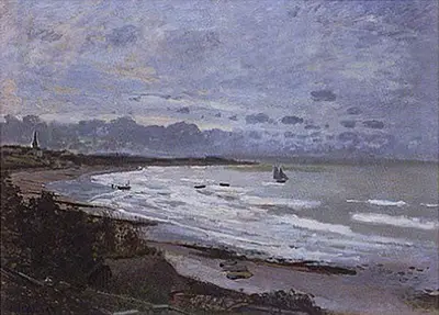 The Beach at Sainte-Adresse Claude Monet